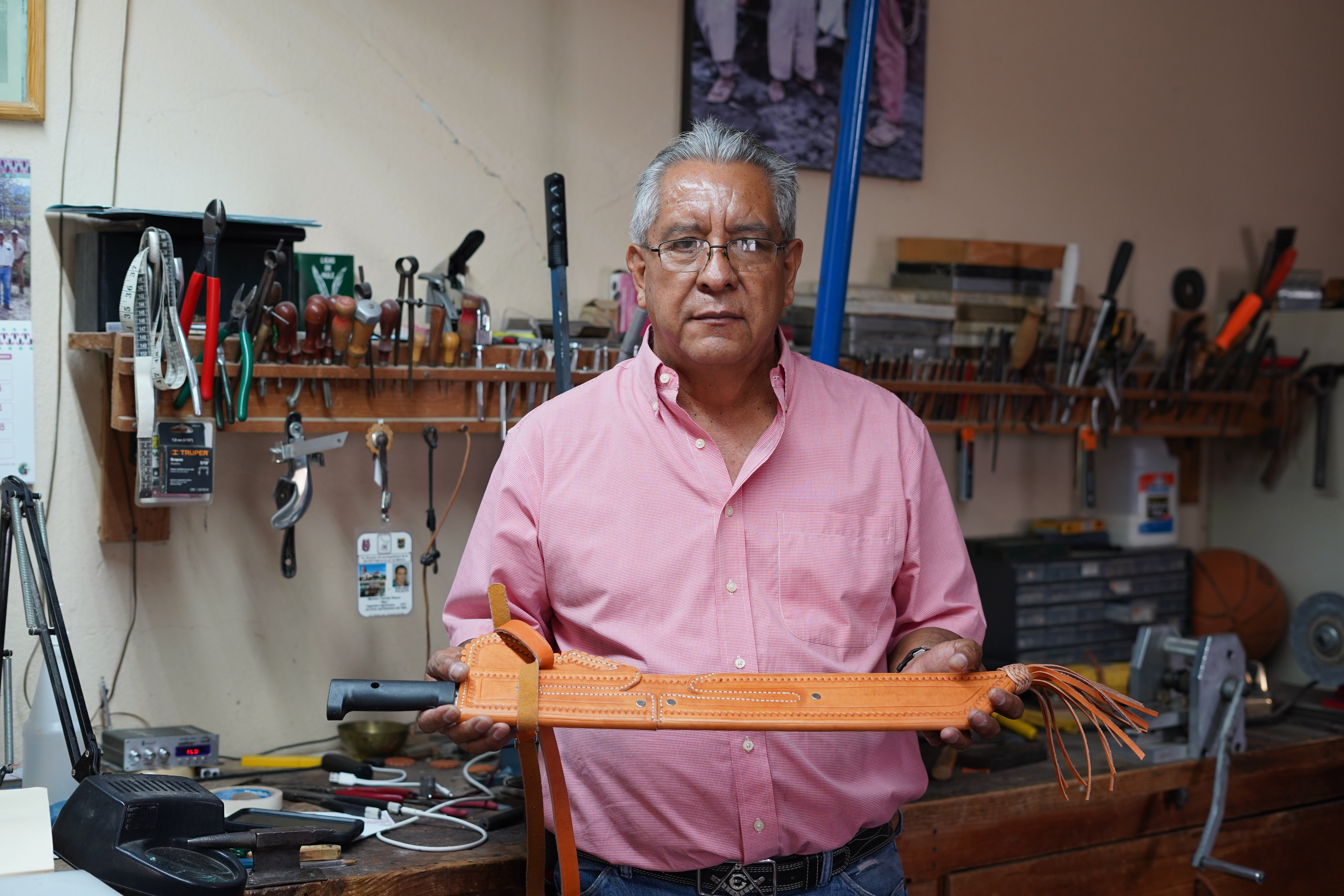 Máximo Treviño Reyna, Talabartero de Tula, Tamaulipas